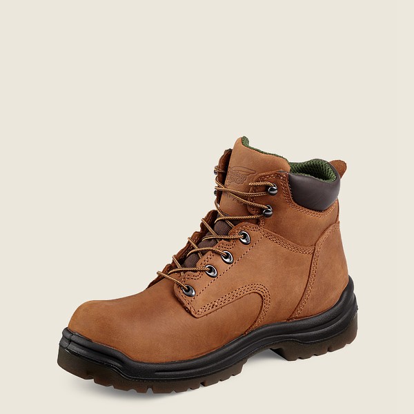 Red Wing Safety Boots Mens Brown - King Toe® - 6-inch Toe - 5261740-AD